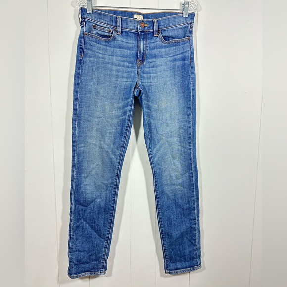 J. Crew Factory Denim - J Crew Size 28 Women's Skinny Stretch Mid Rise Denim Blue Jeans Style 02643
